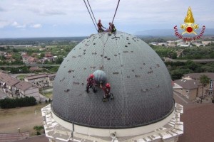 Lavori cupola chiesa Polistena (2)