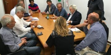 Crotone, Stadio comunale: si incontrano Ugo Pugliese e Raffaele Vrenna