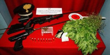 Innaffiavano piantagione di marijuana, due arrestati a Petilia Policastro