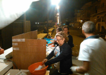 Torretta, frittellata di zucca sul lungomare