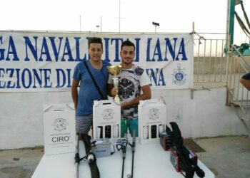 Ciro’ Marina, pesca al pesce pettine: vince la coppia Fuscaldo-D’Agostino