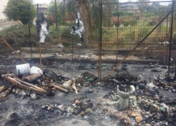 Reggio Calabria, incendiata isola ecologica di Arghilla’