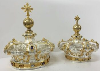 Corone per la Madonna della Scala di Belvedere firmate da Affidato