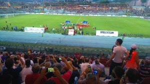 Il San Vito di Cosenza al momento dell'inizio gara