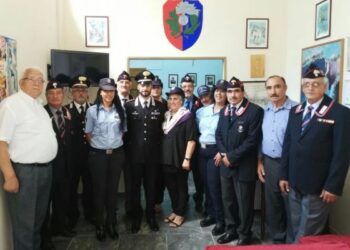 Ciro’ Marina, il capitano Epifanio in visita all’Associazione Carabinieri