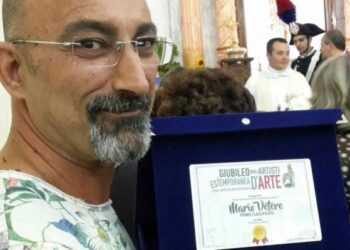 ‘Il Giubileo degli artisti’, a Belvedere vince l’artista strongolese Mario Vetere