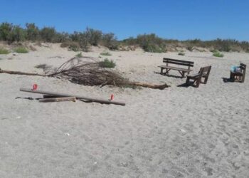 Ciro’ Marina, panchine sradicate in Pineta per stare ‘comodi’ davanti al falò