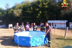 Piscina gonfiabile vvf