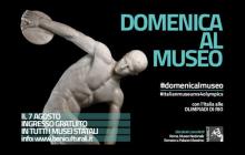 #Domenicalmuseo musei gratis per tutti: la campagna social di agosto è dedicata allo sport