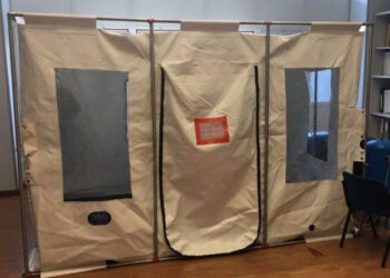 Dall’Unical la tenda ‘magica’ che disinfetta libri e documenti