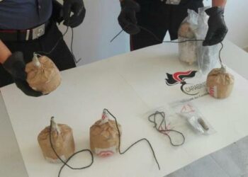 In autostrada con ordigni esplosivi, fermati due lametini sull’A3