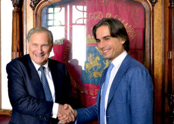 Il Sindaco di Reggio Calabria Falcomata’ ha incontrato l’ambasciatore degli Stati Uniti in Italia John Phillips