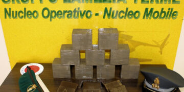 Arrestati dai Finanzieri due Corrieri della Droga e sequestrati dieci chili di Hashish