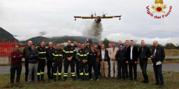 Concluso il Corso per i Vigili del Fuoco contro la lotta agli incendi boschivi