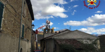 I Vigili del Fuoco Calabria nei territori del Terremoto