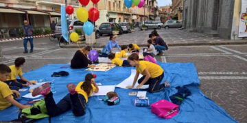 Ciro’ Marina, Piccoli artisti pittori del Baby Kinder e del plesso Ferrari in Piazza