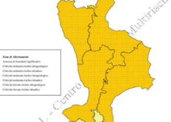 Allerta Meteo arancione in Calabria, forti temporali da stasera