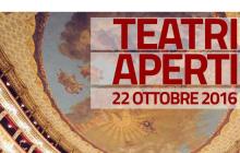 Sabato 22 ottobre il giorno dei “Teatri aperti”