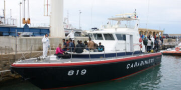 Carabinieri di Crotone, terminato lo schieramento delle motovedette dell’Arma