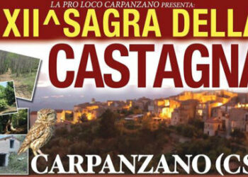 Carpanzano, al via la 12esima Sagra della Castagna