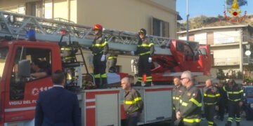 I Vigili del Fuoco di Reggio Calabria in lutto per la scoparsa del collega