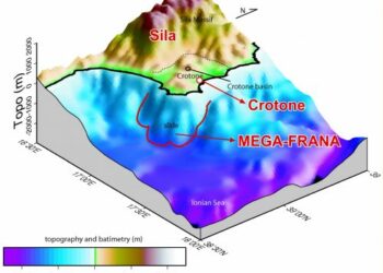 “La megafrana sui fondali di Crotone”