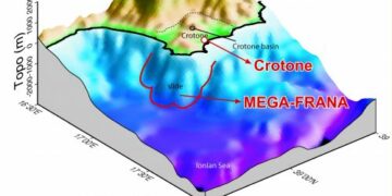 “La megafrana sui fondali di Crotone”