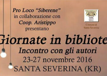 Giornate in biblioteca a Santa Severina, Incontro con gli autori