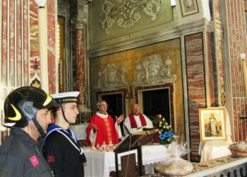 Festeggiamenti per Santa Barbara a Corigliano, patrona della Marina Militare