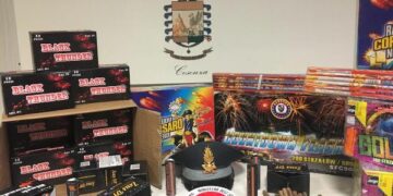 Gdf: Sequestrata oltre mezza tonnellata di materiale pirotecnico illegale