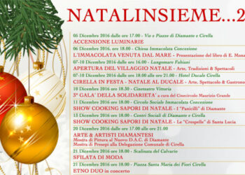 Diamante, un programma ricco di eventi “Natalinsieme 2016”