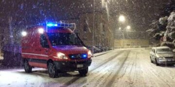 Catanzaro, Numerosi interventi effettuati dai Vigili del Fuoco a causa della neve
