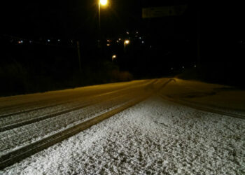 Crucoli, prima imbiancata del 2017