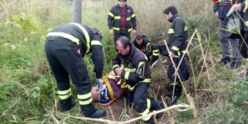 Disperso anziano 78enne, ritrovato dai Vigili del Fuoco all’interno di un canneto