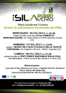 Il Parco attiverà un punto informativo per il PIAL “SILAvoro”