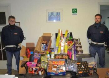 La Polizia di Stato sequestra circa 2 quintali di materiale pirotecnico vietato