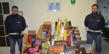 La Polizia di Stato sequestra circa 2 quintali di materiale pirotecnico vietato