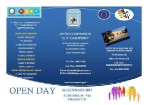 Open Day all'istituto Comprensivo G.T. Casopero