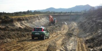 Sequestrata cava abusiva a Rocca di Neto