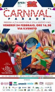 Carnival Parade sfilata e concorso in maschera di tutti gli atleti della regata