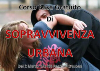Corso base gratuito di Sopravvivenza Urbana all’Istituto Pertini di Crotone