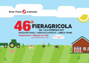 Oggi, 1 febbraio, inaugurazione della 46esima Fieragricola di Lamezia Terme