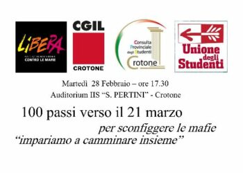 Incontro pubblico: 100 passi verso il 21 marzo