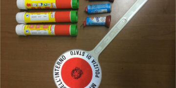 Partita Crotone-Juventus, Tifoso juventino denunciato per possesso di artifici pirotecnici