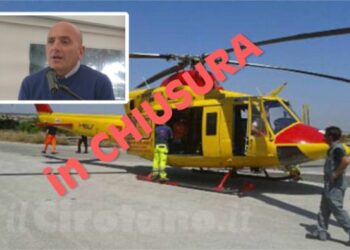 Taglio base Elisoccorso di Cirò Marina, il sindaco Pugliese: ottusa ragioneria
