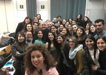 Gerardo Sacco tiene una lezione al corso di pedagogia all’Unical