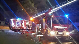 Incendio abitazione sul Viale Europa di Reggio Calabria