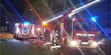 Incendio abitazione sul Viale Europa di Reggio Calabria