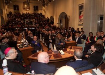 Oliverio a Rossano per la cittadinanza Onoraria a Mons. Marcianò