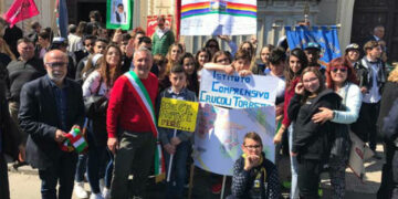 Crucoli presente alla manifestazione di Locri contro tutte le mafie